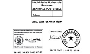 Pieczątka Reiner 880 odbicie Pieczątka Reiner 880 odbicie